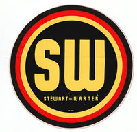 Vintage NOS Stewart Warner Sticker 1980s