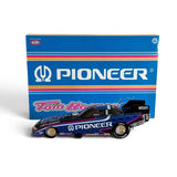 Action Platiunum Series Tom Hoover 1:24 Scale  Die Cast 1998 Pioneer Dodge Funny Car side view with box