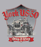 York US 30 Drag O Way T-Shirt Artwork