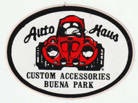 Vintage NOS Auto Haus Window Sticker