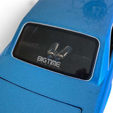 Jada Big Time Muscle 1:24 Die Cast 1964 Metallic Blue Ford Falcon Pro Street back window