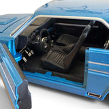 Jada Big Time Muscle 1:24 Die Cast 1964 Metallic Blue Ford Falcon Pro Street interior