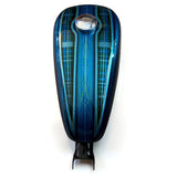 Custom Painted Motorcycle Gas Tank top view