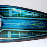 Custom Painted Motorcycle Gas Tank close up
