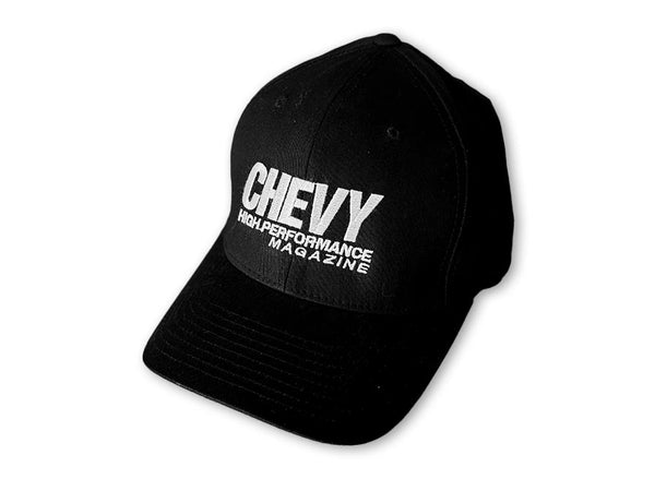 Chevy High Performance Black Hat White Script Flexfit L/XL