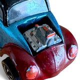 Original 1967 Redline Hot Wheels Light Blue Custom Volkswagen US engine