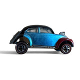 Original 1967 Redline Hot Wheels Light Blue Custom Volkswagen US passenger side view