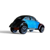 Original 1967 Redline Hot Wheels Light Blue Custom Volkswagen US rear passenger side view