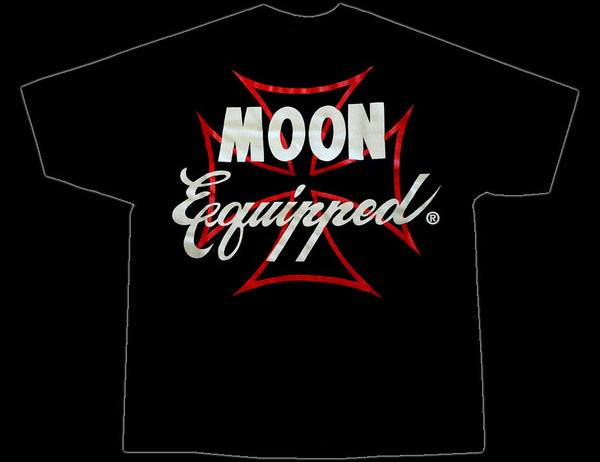 Mooneyes Iron Cross T-Shirt Black - back