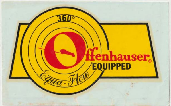 NOS 1960s Offenhauser Equipped 360 Water Transfer