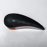 Motorcycle gas tank inside view