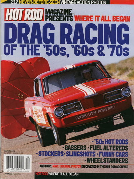 Drag Racing of the '50s, '60s & '70s magazne cover by Hot Rod Magazine - Nitroactive.net