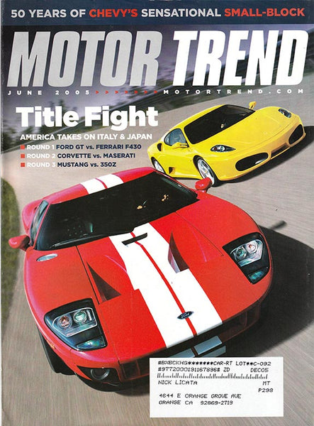 June 2005 Motor Trend Magazine - Nitroactive.net