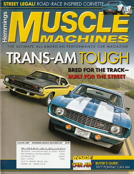 August 2007 Hemmings Muscle Machines Magazine - Nitroactive.net