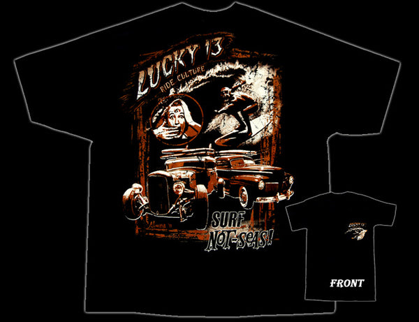 Lucky 13 Surf Jalopy T-Shirt - Nitroactive.net