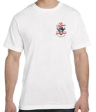 Malibu Shirts Vic Hubbard Speed Shop White T-Shirt Front