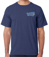 Irwindale Raceway '33 Willys Gasser Blue T-Shirt Front - Nitroactive.net