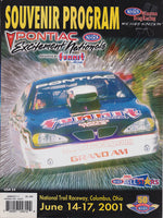 2001 NHRA Drag Racing Pontiac Nationals Program Columbus - Nitroactive.net