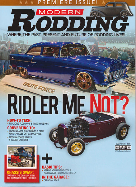 June/July 2020 Modern Rodding Magazine Premier Issue Cover 1955 Chevy