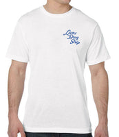 Malibu Shirts Race at Lions White T-Shirt Front - Nitroactive.net