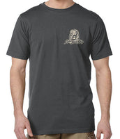 Malibu Shirts Lions Drag Strip Nitro Gray T-Shirt Front - Nitroactive.net