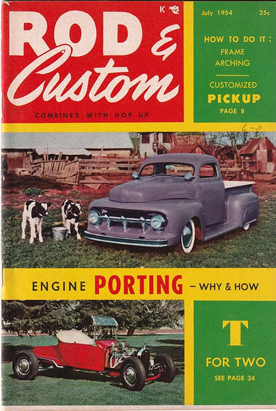 July 1954 Rod & Custom Magazine