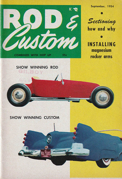 September 1954 Rod & Custom Magazine