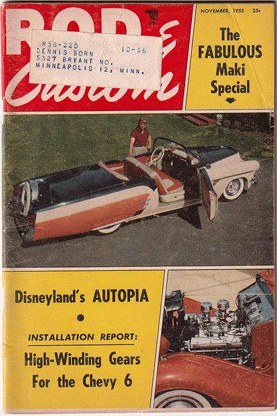 November 1955 Rod & Custom Magazine