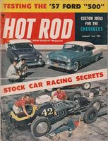 January 1957 Hot Rod Magazine