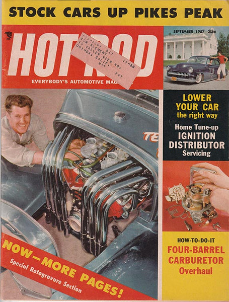 September 1957 Hot Rod Magazine