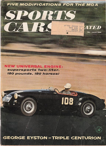March 1958 Sports Cars Illustrated Magazine