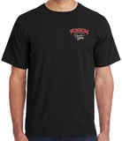 Malibu Shirts Niagara Drag Strip Black T-Shirt Front - Nitroactive.net
