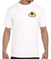Malibu Shirts Half Moon Bay Slingshot White T-Shirt - Front