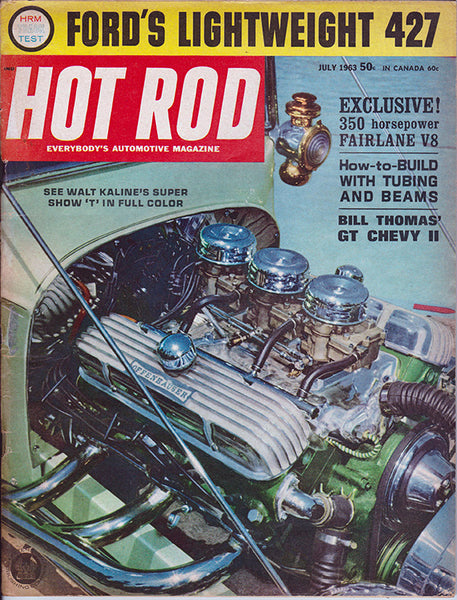 July 1963 Hot Rod Magazine Buick Engine