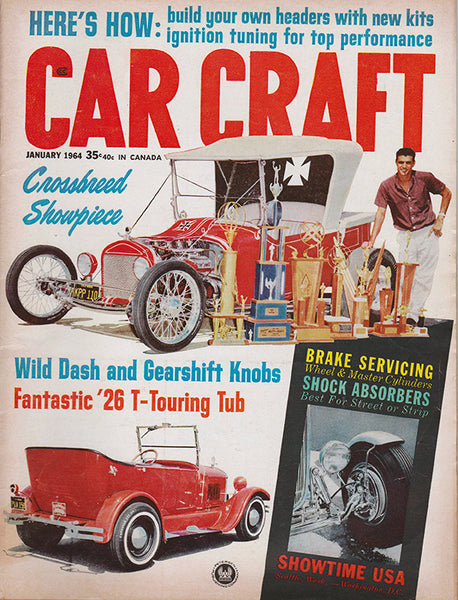 January 1964 Car Craft Magazine Cover