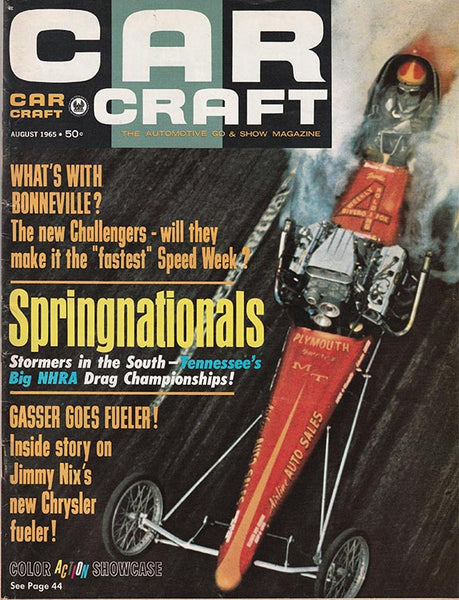 August 1965 Car Craft Magazine  - Nitroactive.net