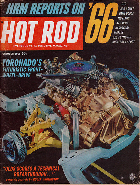 October 1965 Hot Rod Magazine Cover