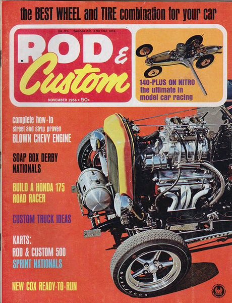 November 1966 Rod & Custom Magazine