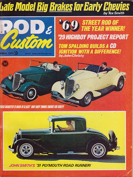 March 1970 Rod & Custom Magazine