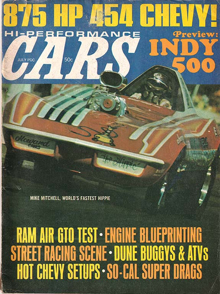 July 1970 Hi-Performance Cars Magazine