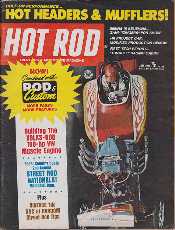 【Hot Rod】　ヴィンテージマガジン　1970年代 Hot Rod】 ヴィンテージマガジン 1970年代