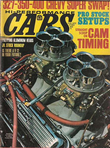 February 1972 Hi-Performance Cars Magazine