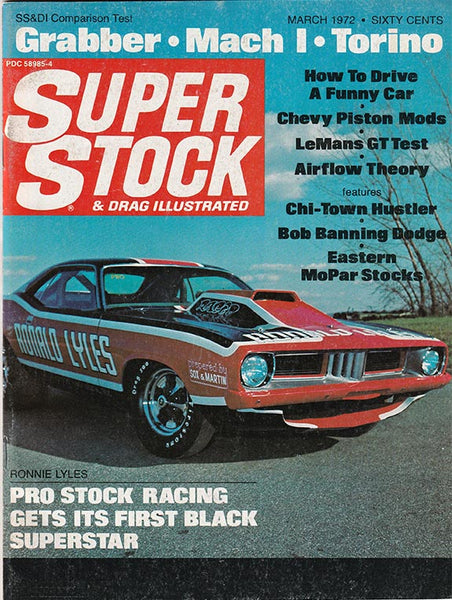 March 1972 Super Stock & Drag Illustrated Magazine