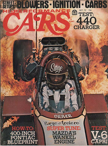 October 1972 Hi-Performance Cars Magazine