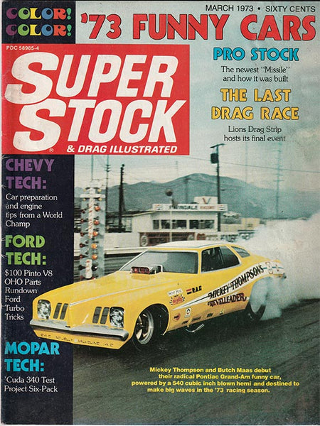 March 1973 Super Stock & Drag Illustrated Magazine - Nitroactive.net