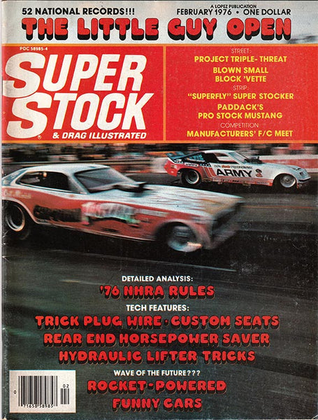 February 1976 Super Stock & Drag Illustrated Magazine - Nitroactive.net