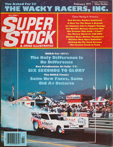 February 1977 Super Stock & Drag Illustrated Magazine