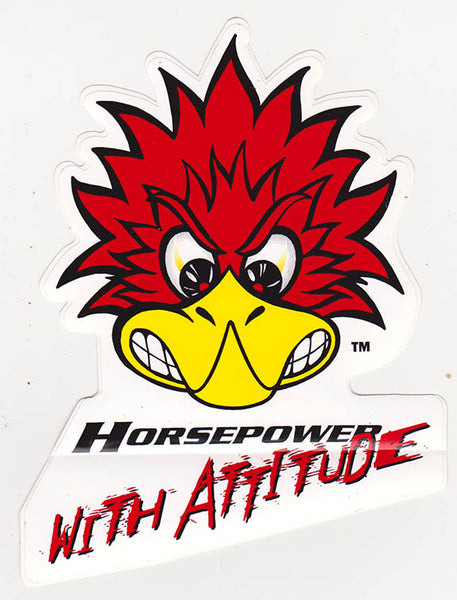 Clay Smith Horsepower With Attitude Sticker - Nitroactive.net