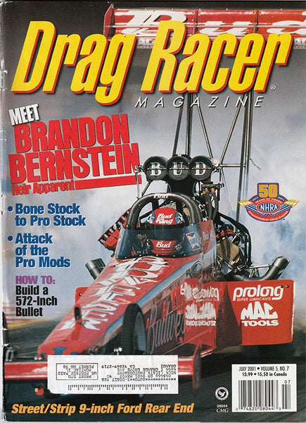 July 2001 Drag Racer Magazine