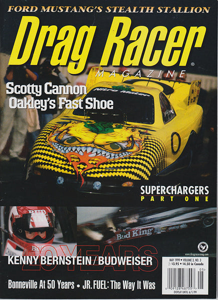May 1999 Drag Racer Magazine Cover Scotty Canon Funny Car